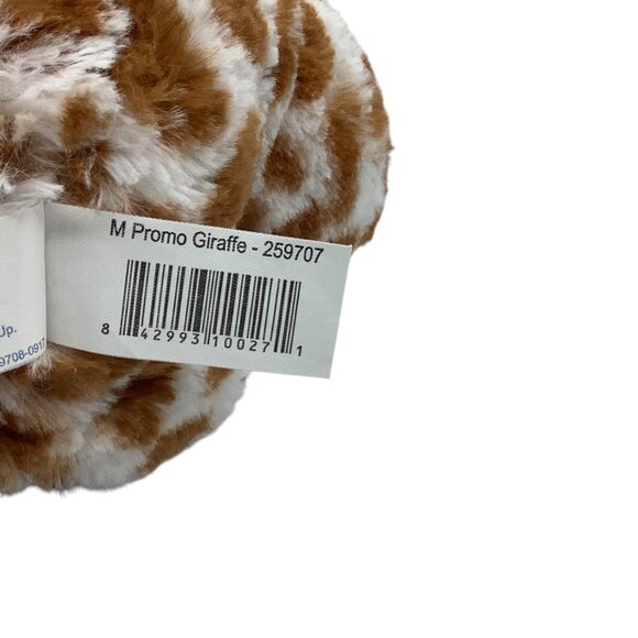 Hugfun Plush Giraffe Stuffed Animal Red Bow 12" Soft Cuddly Kids Lovey Red Bow - Picture 5 of 8